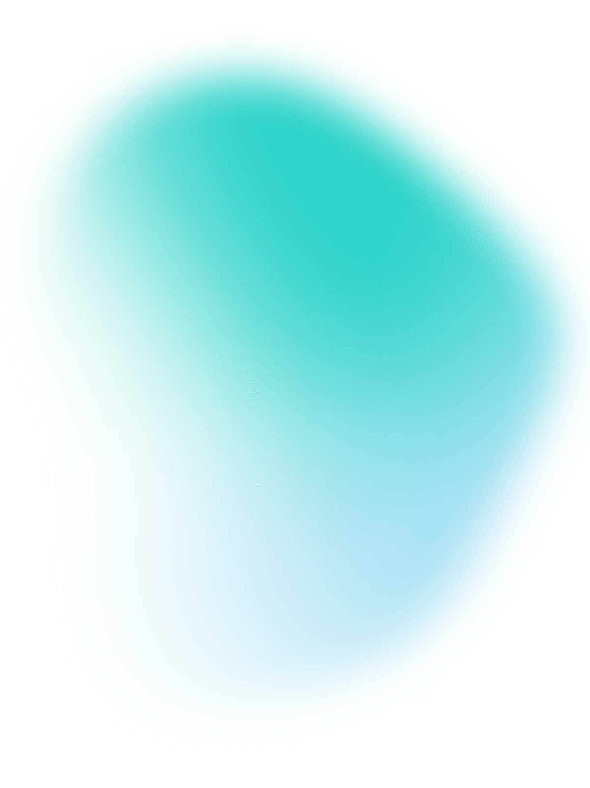 Abstract teal-to-white gradient blur on a light gray background, illustrating ZeroTier's high-performance, low-latency connectivity for IoT and edge devices.