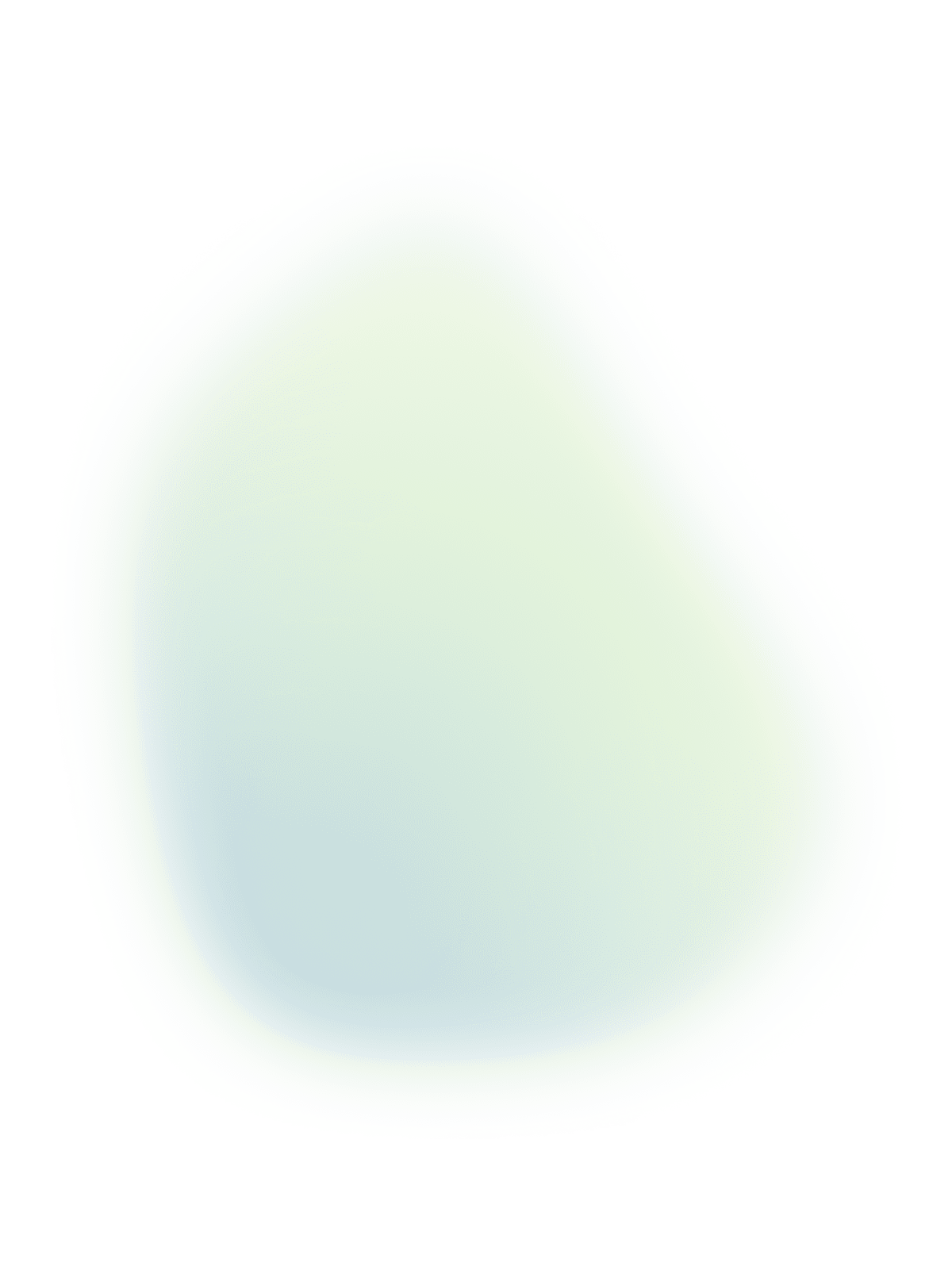 Abstract pale green and soft blue blurred gradient background texture.