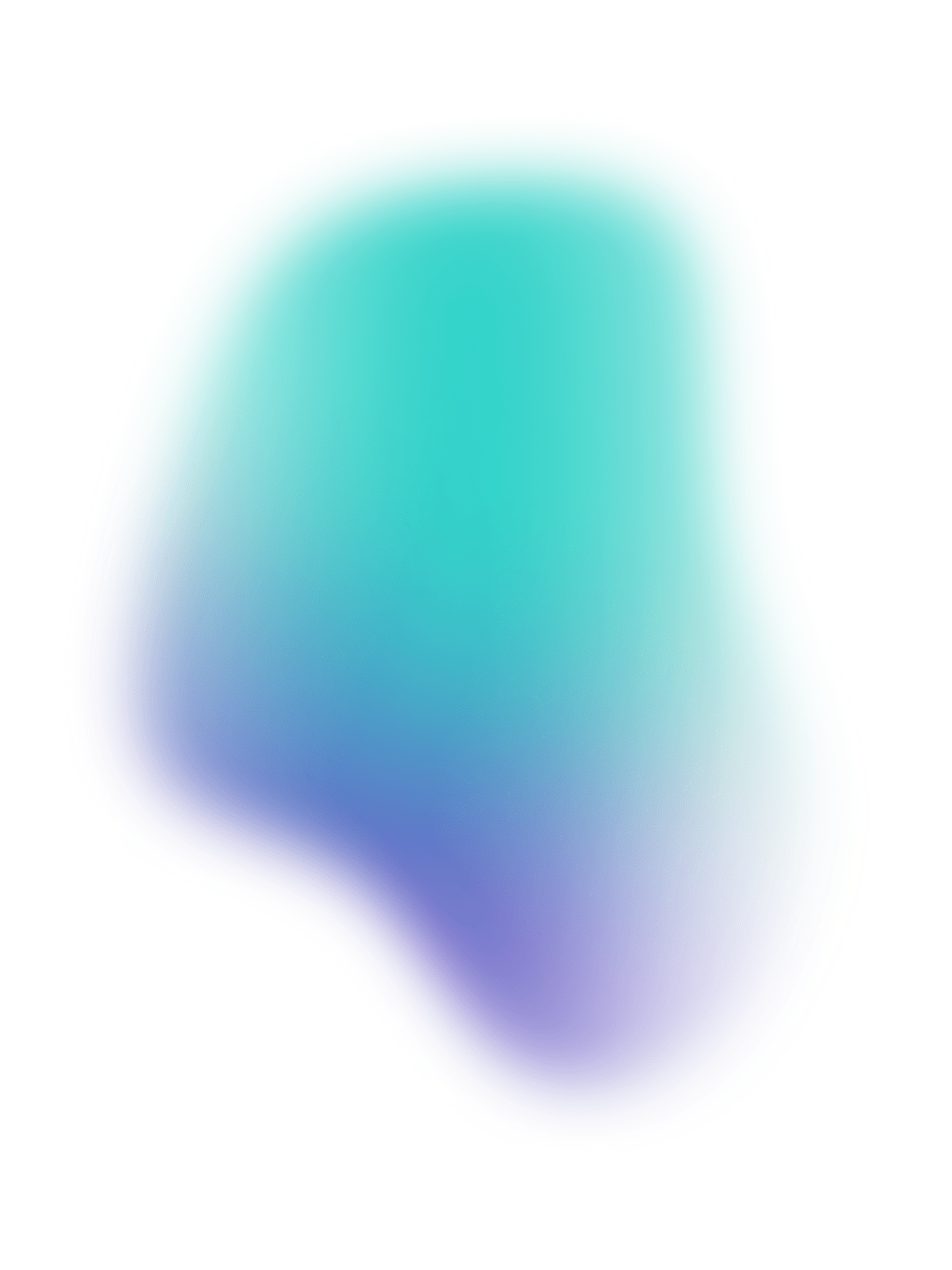 Abstract cyan, teal, and blue blurred gradient background texture.